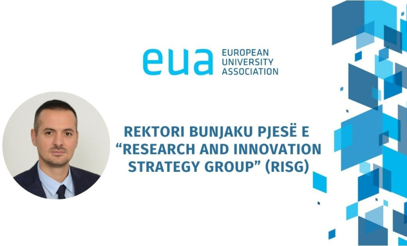 Rektori Bunjaku pjesë e Research and Innovation Strategy Group (RISG)